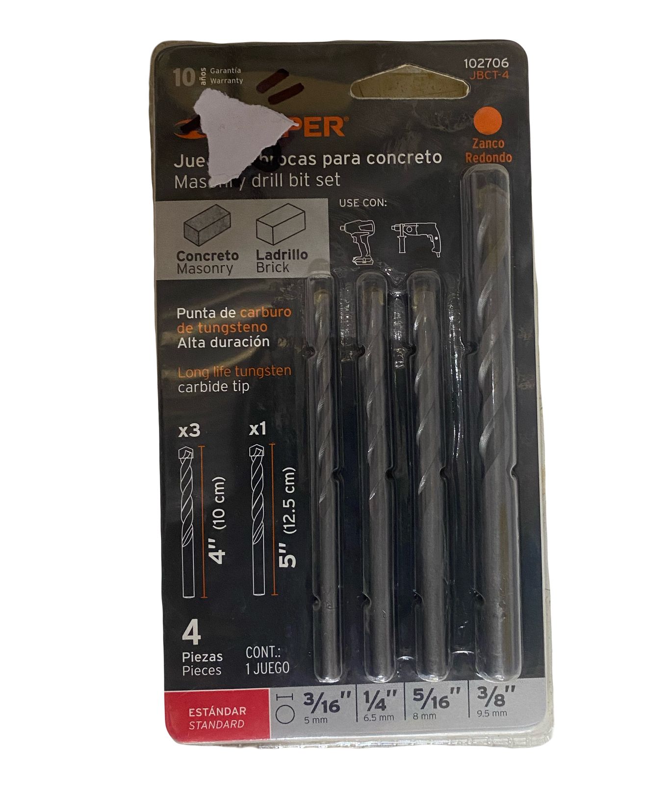 Juego De Brocas 4pzas